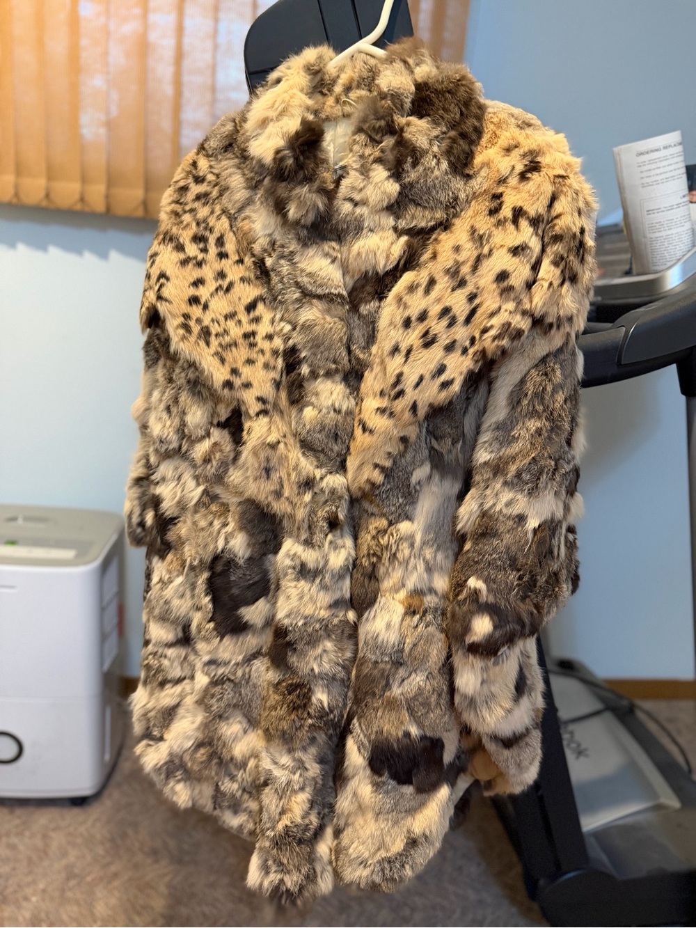 Vintage Rabbit fur cape